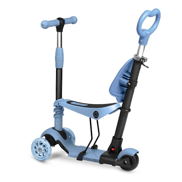 Ricokids Todi kolmipyöräinen skootteri - sininen/harmaa