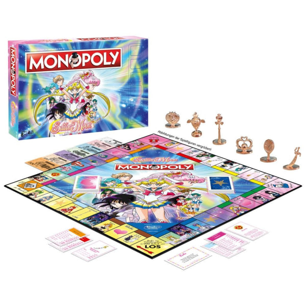 Sailor Moon Brädspel Monopol *Tysk version*