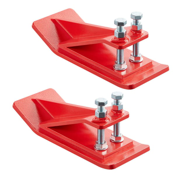 Kantskydd för traktorskopor, stål, 2-pack, dubbellås