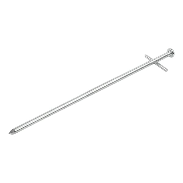Klippepind 23cm metal med weldon krydsstift 6 stykker i polybag