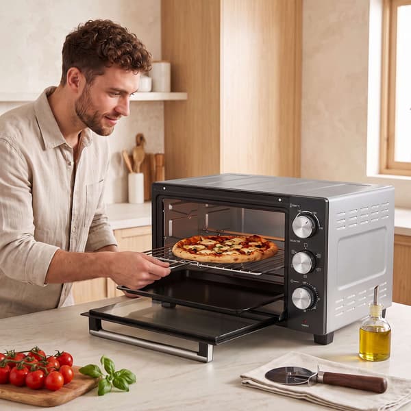 36L varmluftsugn, 1500W, 90–230C, timer
