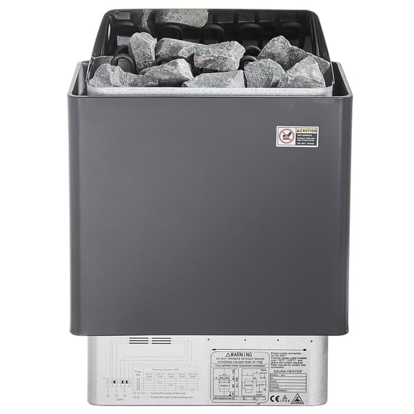 8kW elektrisk bastuaggregat, 400V 3N, digital timer