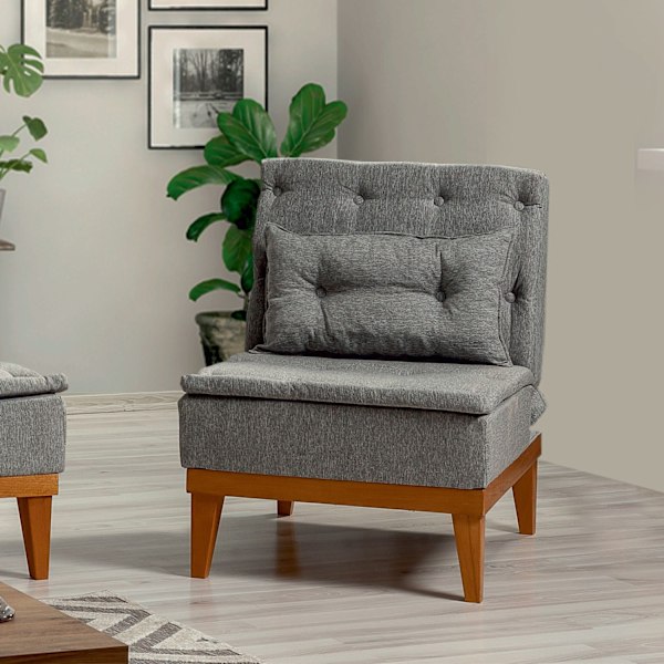 Wing Chair Fuoco Berjer - Mørkegrå