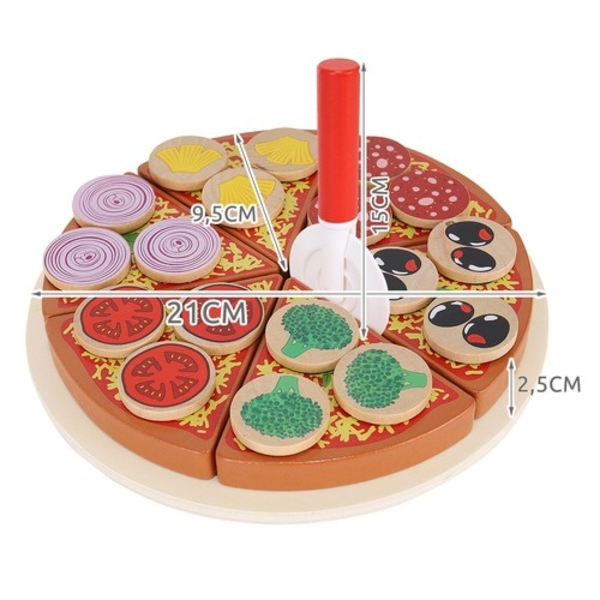 Träpizza - set 22471