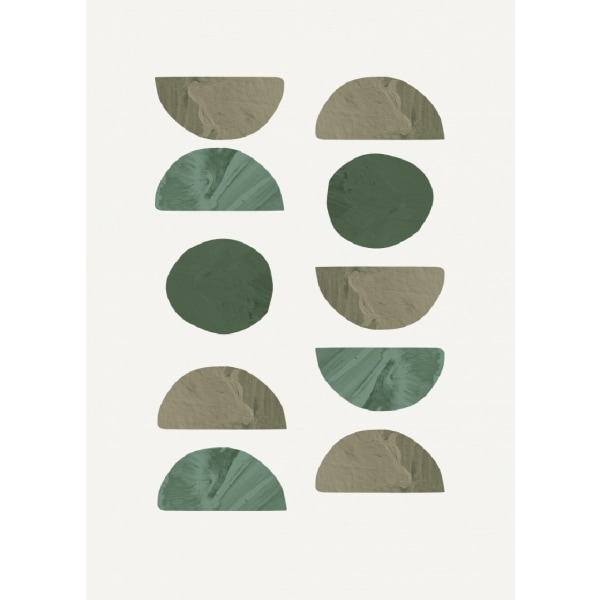Collage Green - 50x70 cm