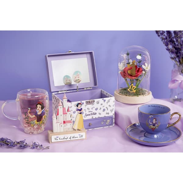 Disney Snehvide blomsterdekoreret glaskrus
