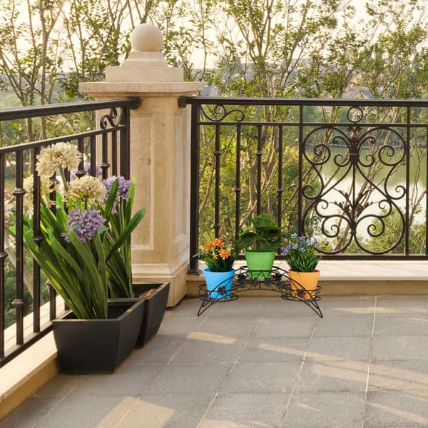 Blomstertrappe til 3 planter