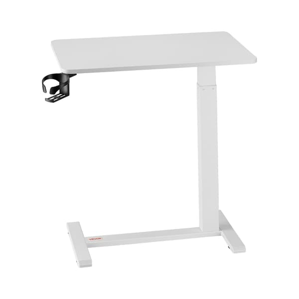 Översängsbord, Höjdjusterbart rullande laptopbord, Mugghållare