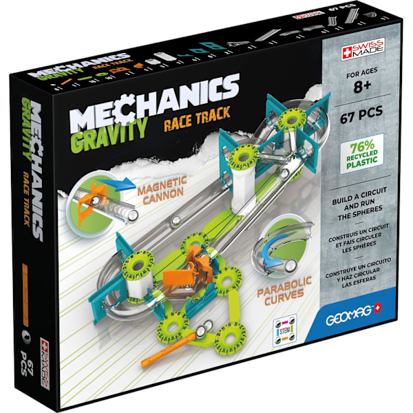 Geomag Mechanics Gravity Racerbana 67 Delar