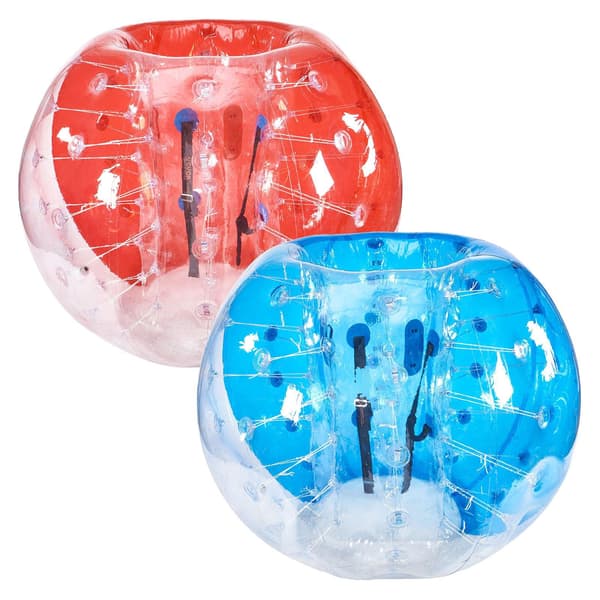 Uppblåsbara stötfångarbollar 2-pack, 1,5 m, 0,8 mm PVC