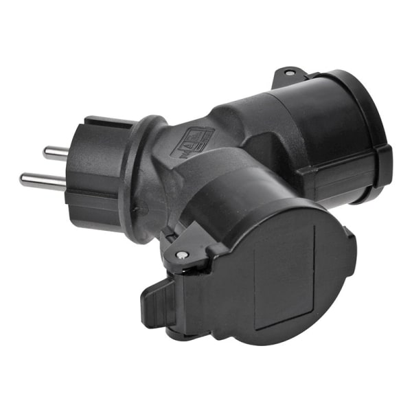 Schuko 2-vejs splitter