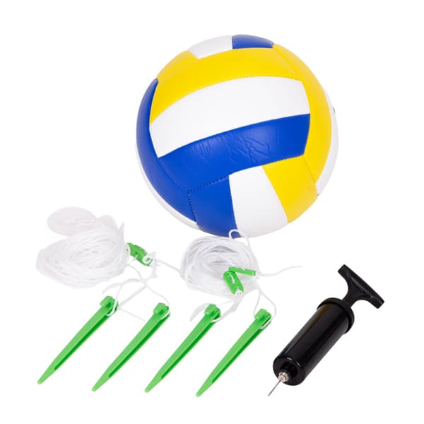 Volleyboll och badmintonnät 600x240 cm Vikbart och hållbart MultiGarden