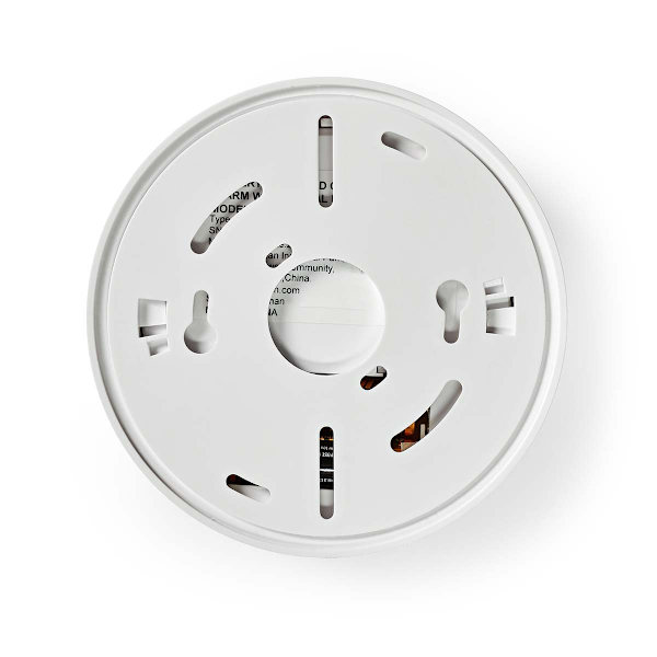 Kolmonoxid Alarm | Batteridriven | Batterilängd upp till: 5 år | Med paus knapp | Med testknapp | 85 dB | Vit