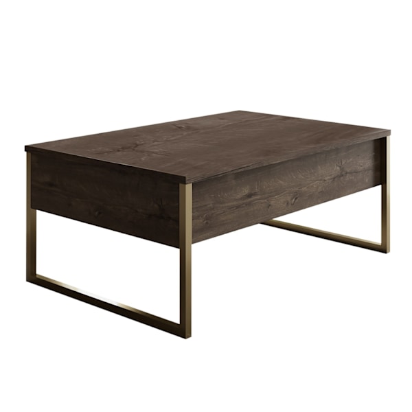 Vardagsrumsmöbler Set Luxe Set - Valnöt, Guld