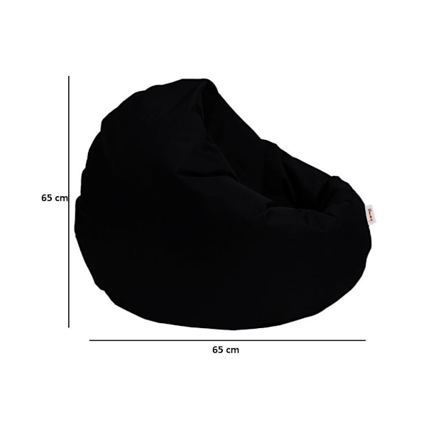 Garden Bean Bag Iyzi 100 Cushion Puf - Sort