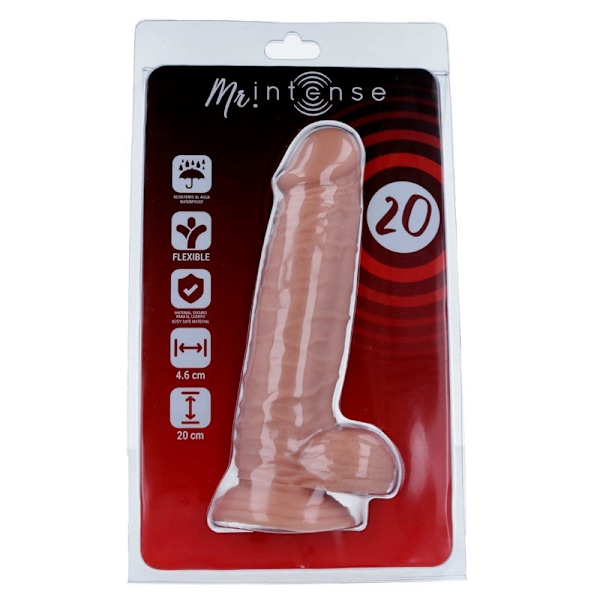 Mr Intense - 20 Realistisk kuk 20 Cm -O- 4,6 Cm