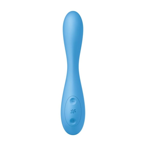 Vibe G-Spot Flex 4 APP Satisfyer Connect Blue -sovelluksella