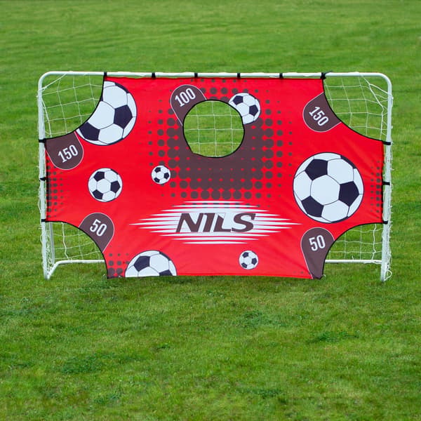2-i-1 fodboldmål med net- og målpanel