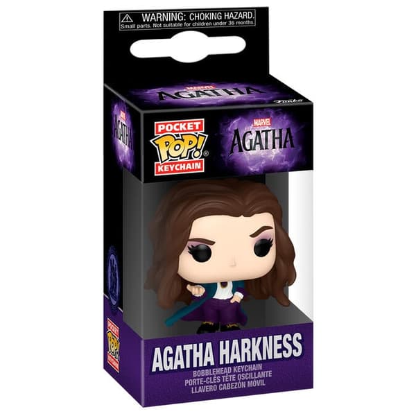 Marvel Agatha Harkness Pocket POP nøglering - samlerfigur