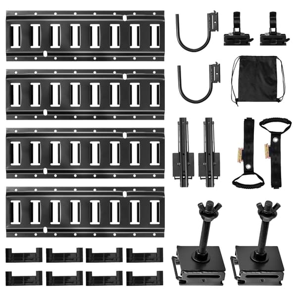 E-Track-räckessats, 4-pack 16 tum, 1500 lb