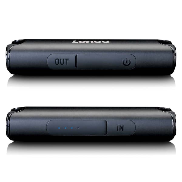 Vattentätt Bluetooth In-Ear-headset med dockning, svart