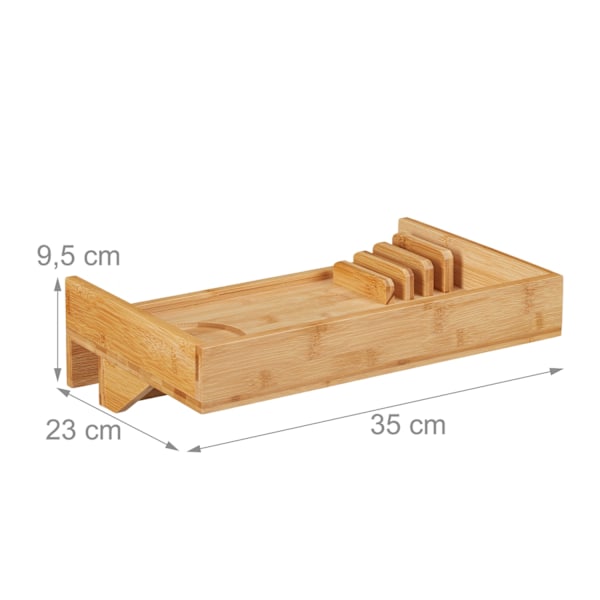 Sängbricka bambu
