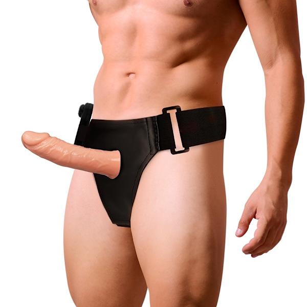 Harness Attraktion - Rnes Hollow Benny Med Vibrator 15 Cm -O- 4,5 Cm