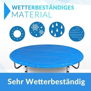 Trampolinöverdrag, blått, 3 meter, UV-resistent, 305 cm diameter