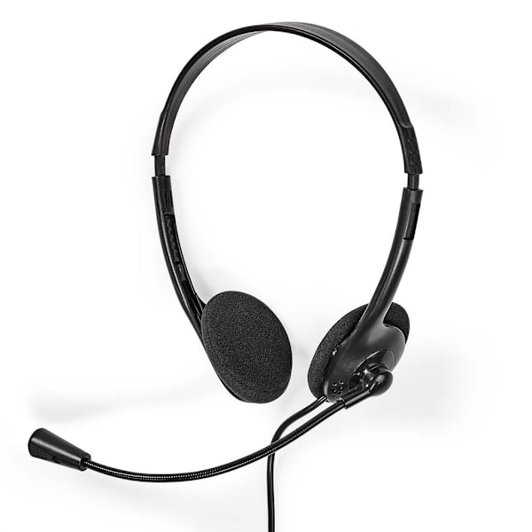 Nedis PC Headset On-Ear - Sort