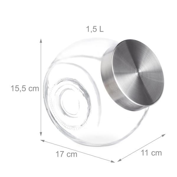 Godisburkar 6-pack 1,5 L