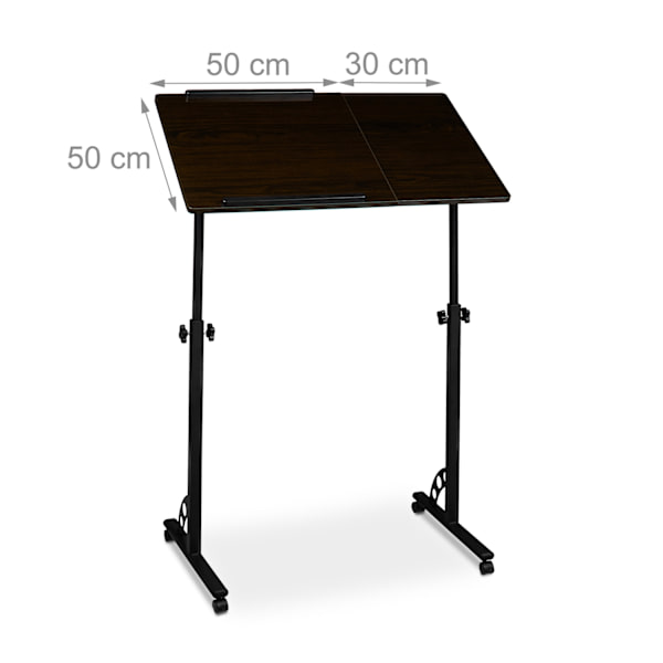 Stort justerbart laptopbord