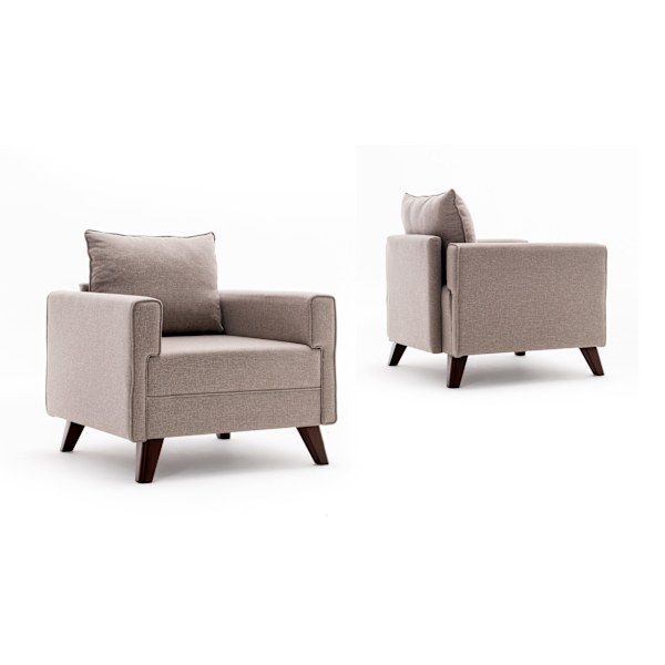 1-Sid Sofa Bella Lænestol - Creme