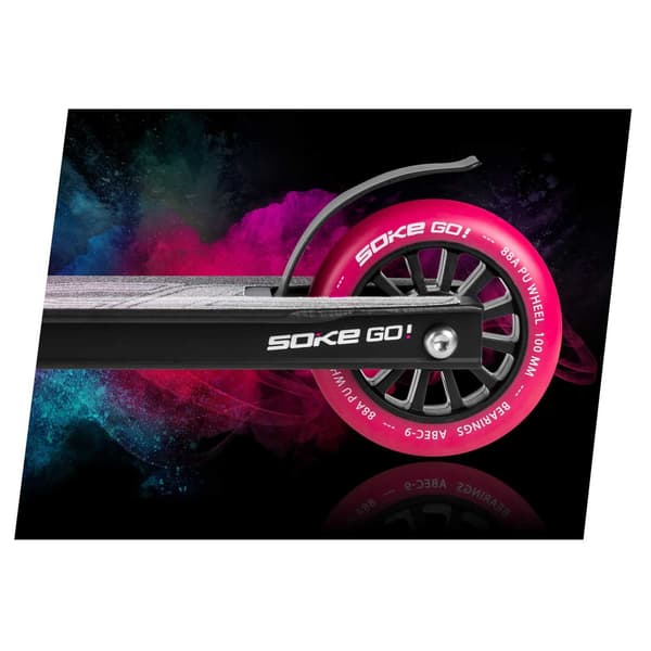 Trick Scooter SOKE Go! Pink og blå