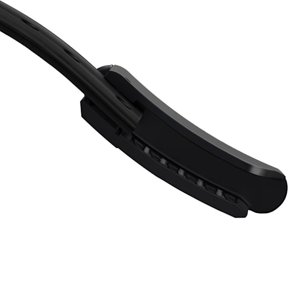 Rembandsarmband för Apple Watch 3/4/5/6/SE 38-40 mm Slip-Thru Svart