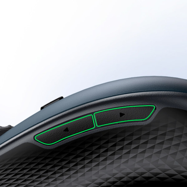 Ergonomisk trådlös mus för dator MU101 Bluetooth 2,4 GHz blå