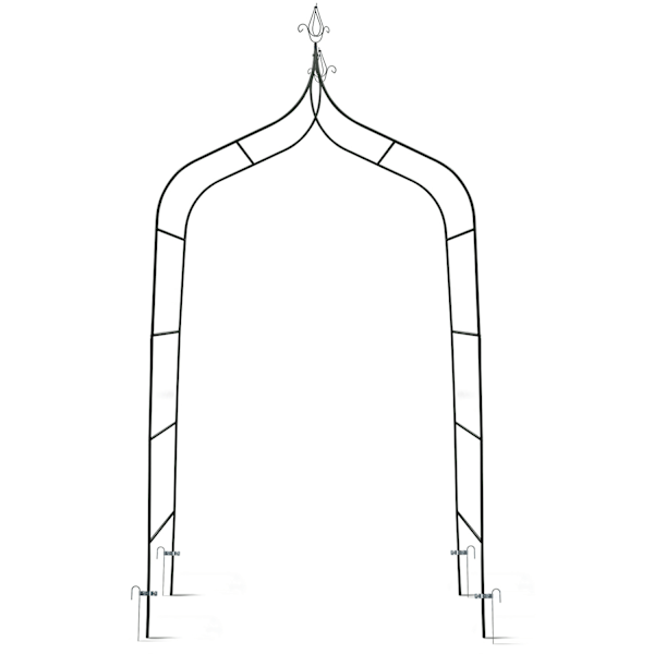 Puutarha pergola kaari 265 cm Plonos PL-991