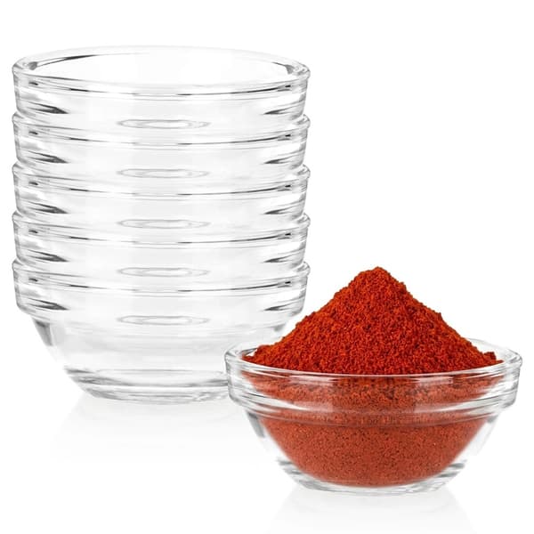 Lasiset kastikekulhot, 35 ml, 6 kpl