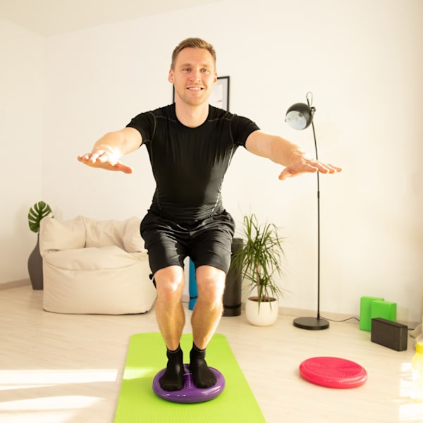 Balancepude 33 cm med luftpumpe