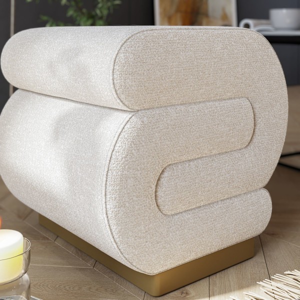 Puf Sally - Creme