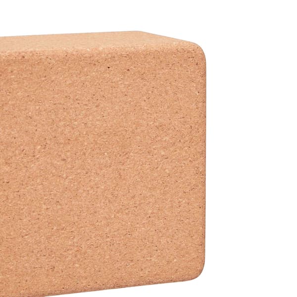 Yogablock i kork, set om 2