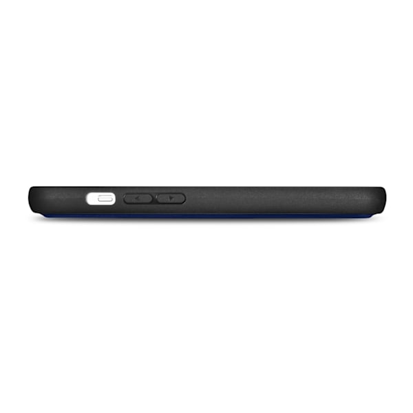 2-i-1 Läder Flip Cover iPhone 14 Anti-RFID plånboksfodral Blå