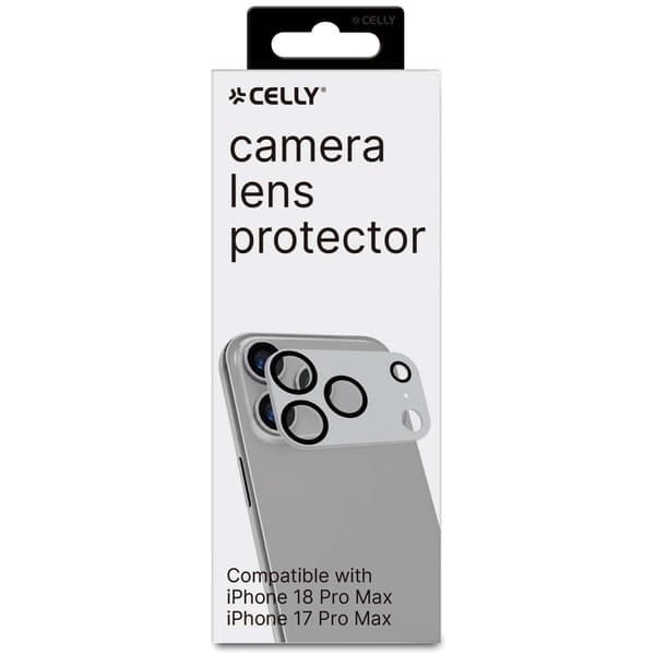 iPhone 18/17 Pro Max Kameralinsskydd – Silver