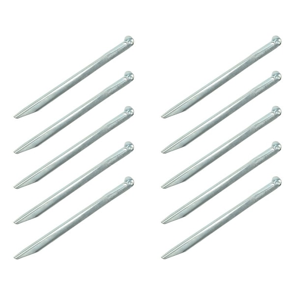 Tentpeg 30cm metalli puolipyöreä 10 kpl polybag