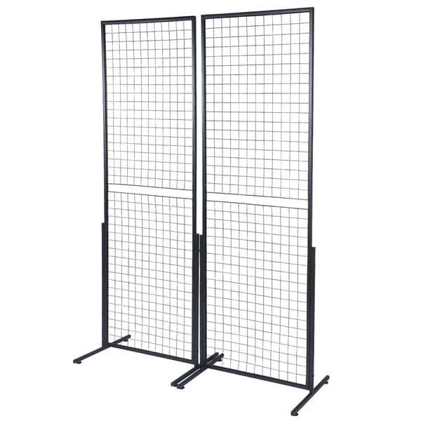 Gridwall-displaypaneler, 2-pack, T-bas, 61x170,7 cm