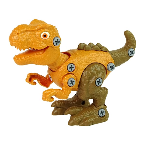 DIY Tyrannosaurus Rex Sæt med Æg & Skruetrækker - Orange