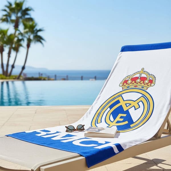 Real Madrid mikrofiber strandhåndklæde
