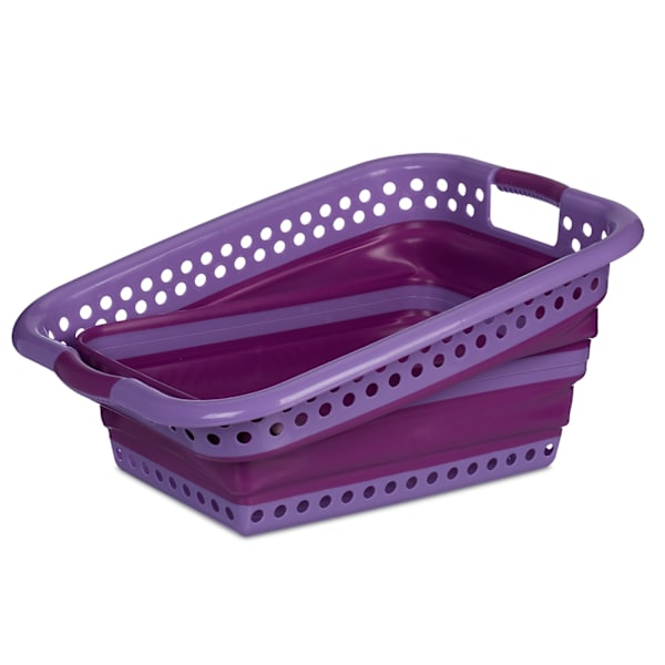 Vikbar tvättkorg 35 l