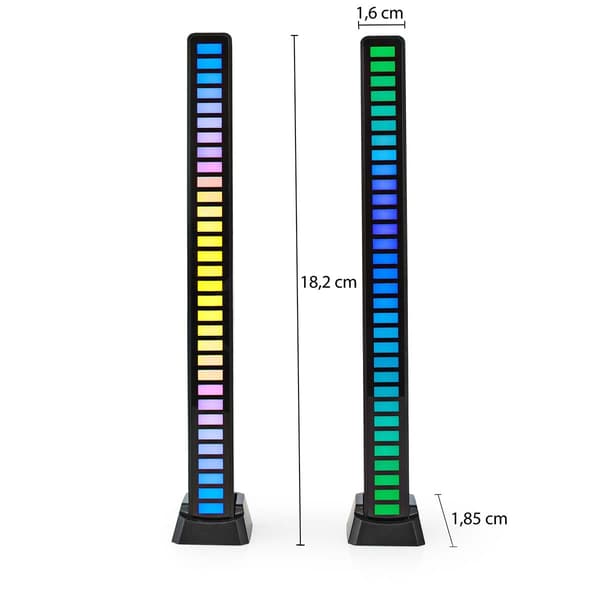 Gaminglys | RGB | Batteri | Brugt til: Desktop / Notebook | Sort