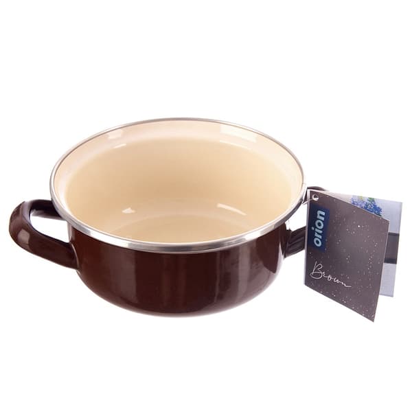 BRUNN emaljgryta 14 cm, 600 ml