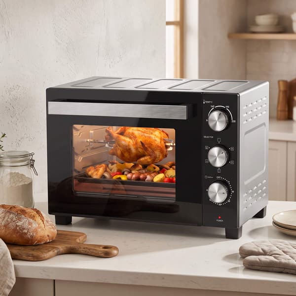 36L varmluftsugn, 1500W, 90–230C, timer